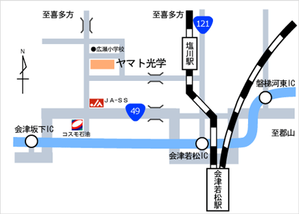 株式会社ヤマト光学 地図